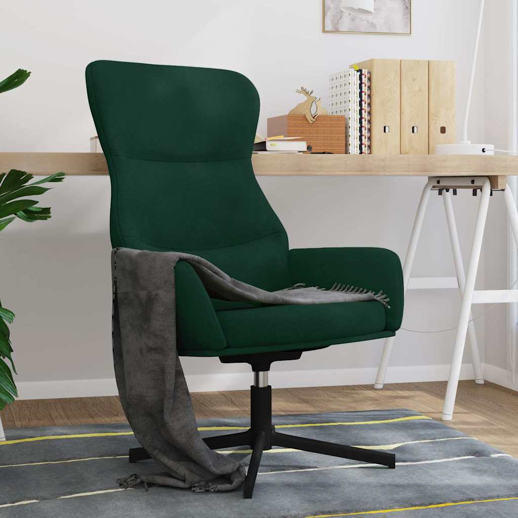 Relaxsessel Dunkelgrün Samt