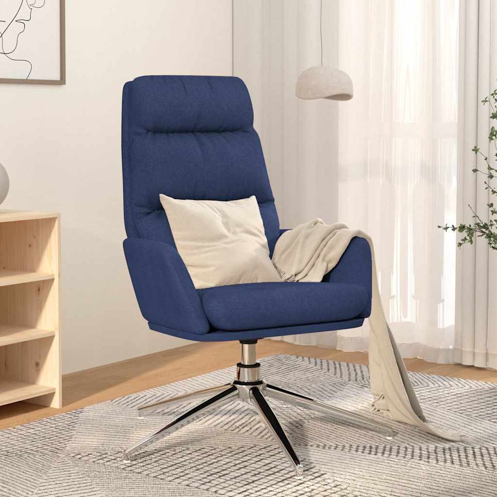 Relaxsessel Blau Stoff