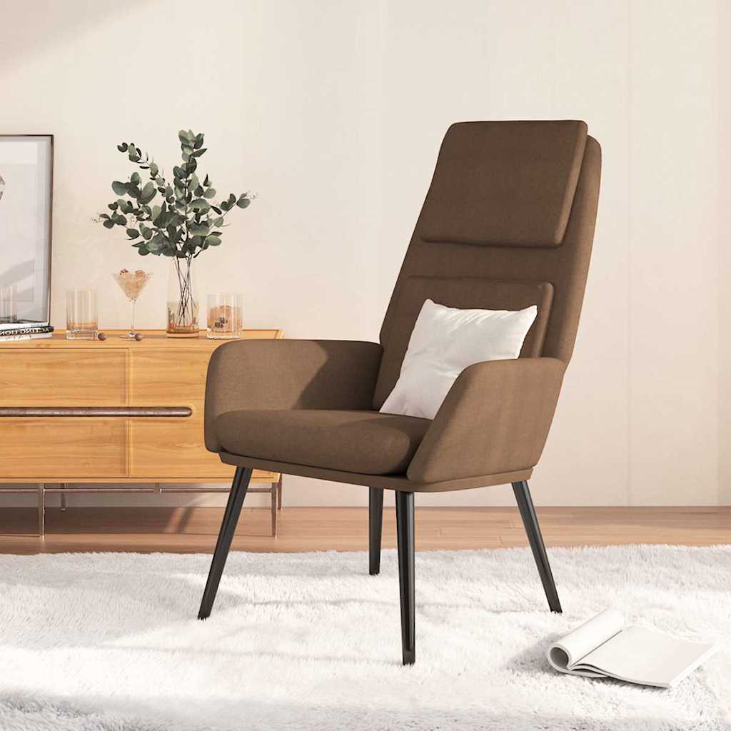 Relaxsessel Stoff Braun