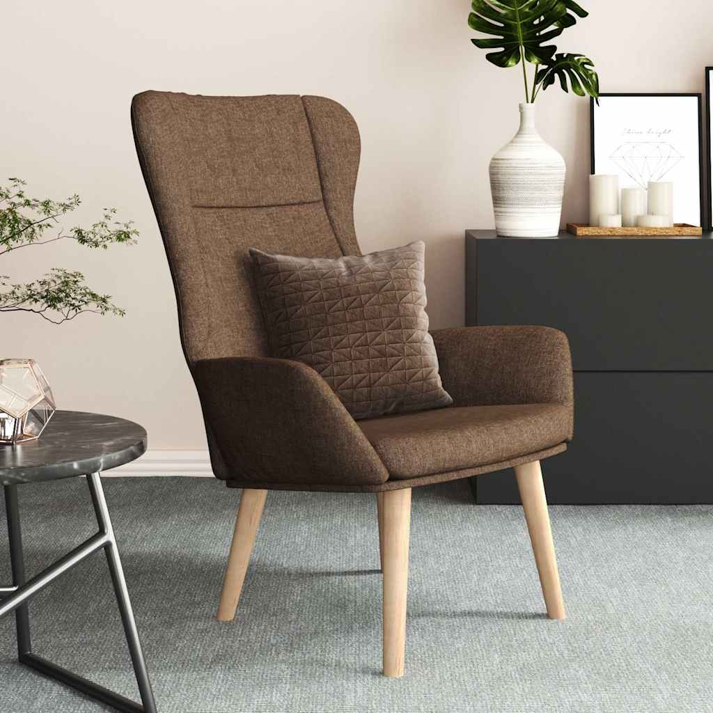 Relaxsessel Stoff Braun