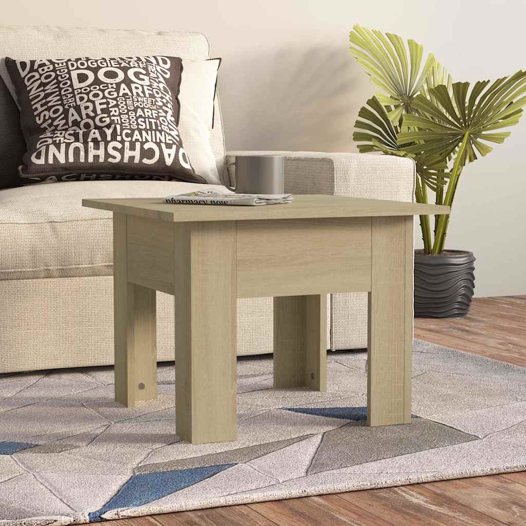 Couchtisch Sonoma-Eiche 55x55x42 cm Holzwerkstoff