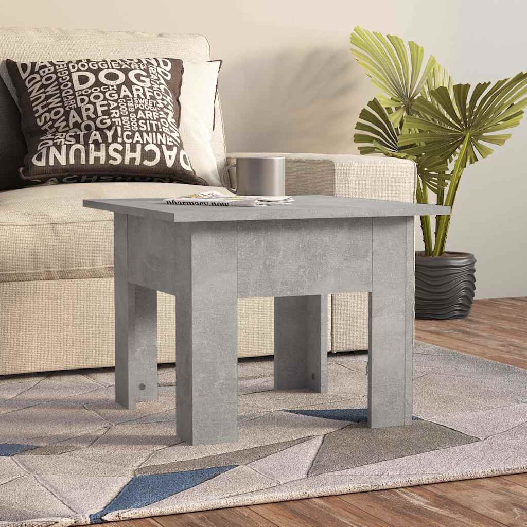 Couchtisch Betongrau 55x55x42 cm Holzwerkstoff