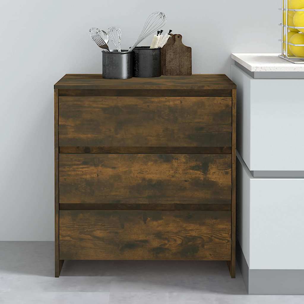 Sideboard Räuchereiche 70x41x75 cm Holzwerkstoff