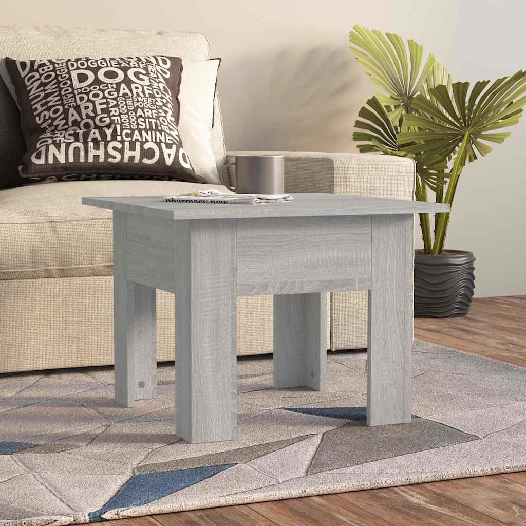 Couchtisch Grau Sonoma 55x55x42 cm Holzwerkstoff