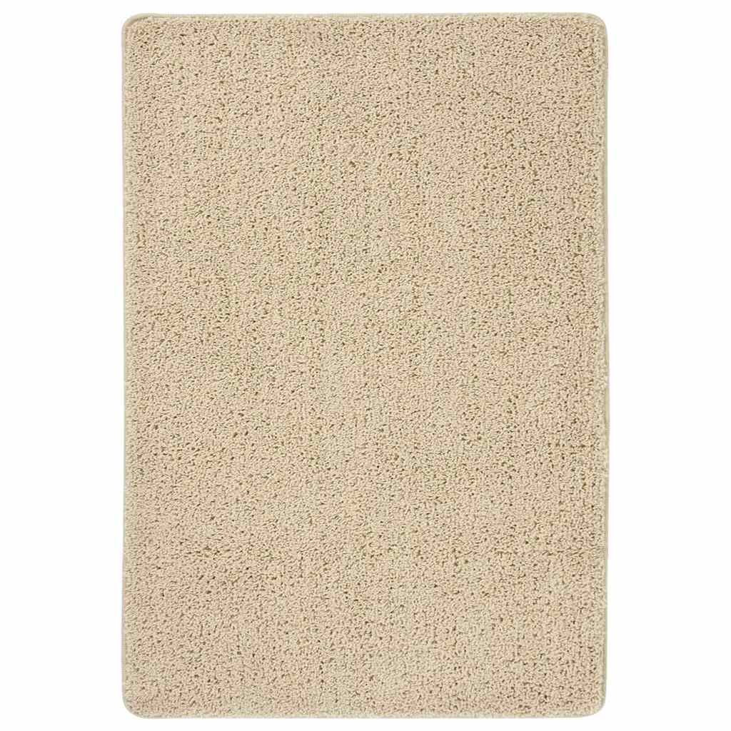 Shaggy-Teppich Creme 160x230 cm Rutschfest