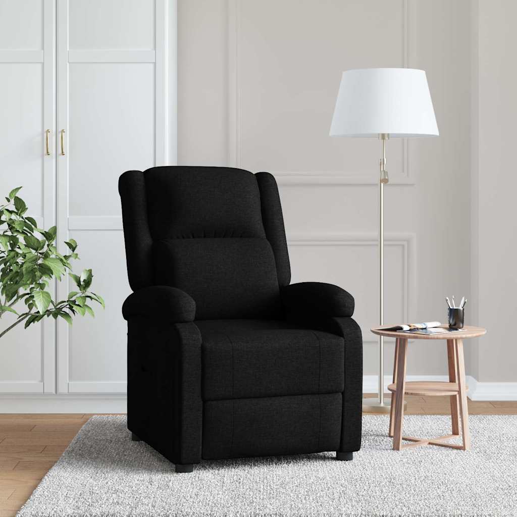 Relaxsessel Schwarz Stoff