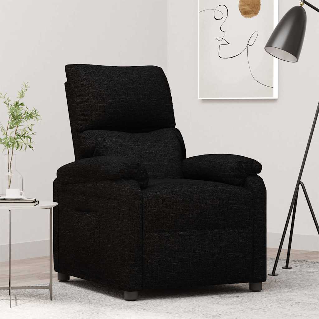 Relaxsessel Schwarz Stoff