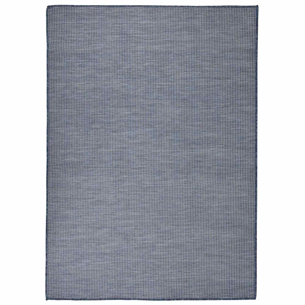Outdoor-Teppich Flachgewebe 200x280 cm Blau