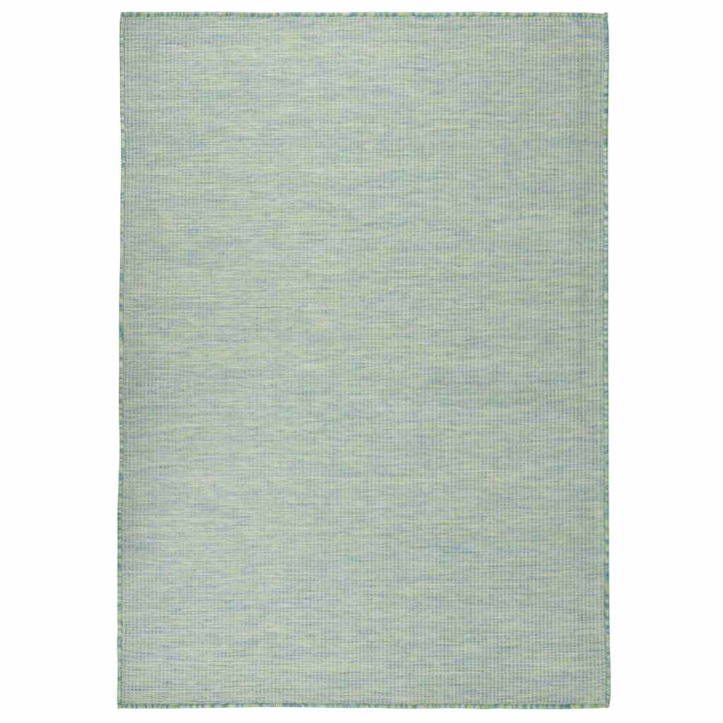 Outdoor-Teppich Flachgewebe 200x280 cm Türkis