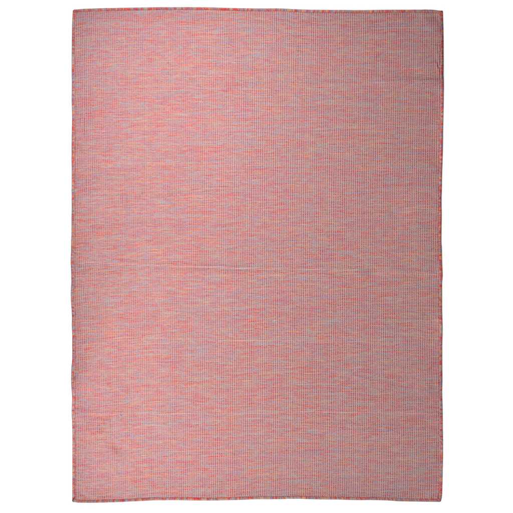 Outdoor-Teppich Flachgewebe 120x170 cm Rot