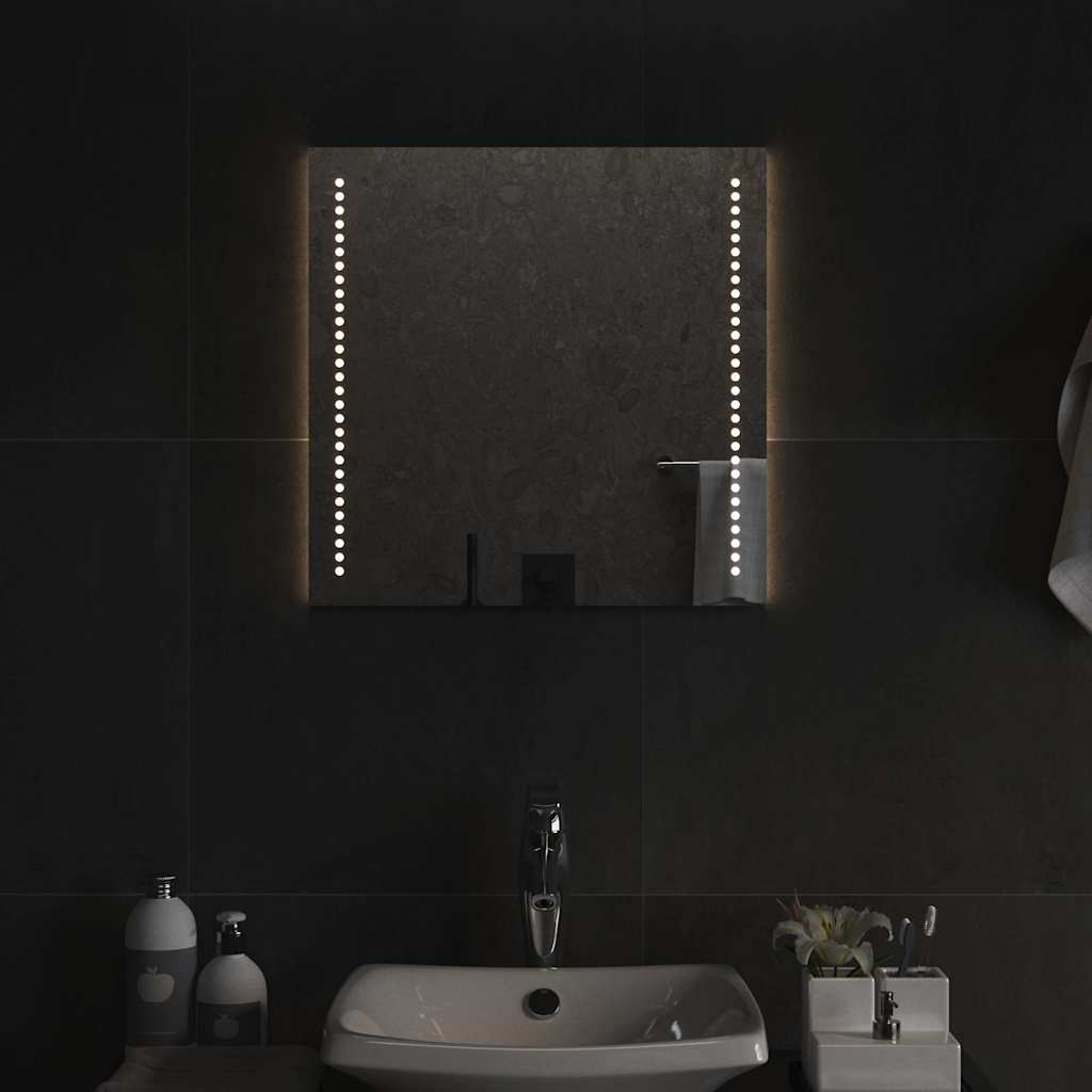 LED-Badspiegel 50x50 cm