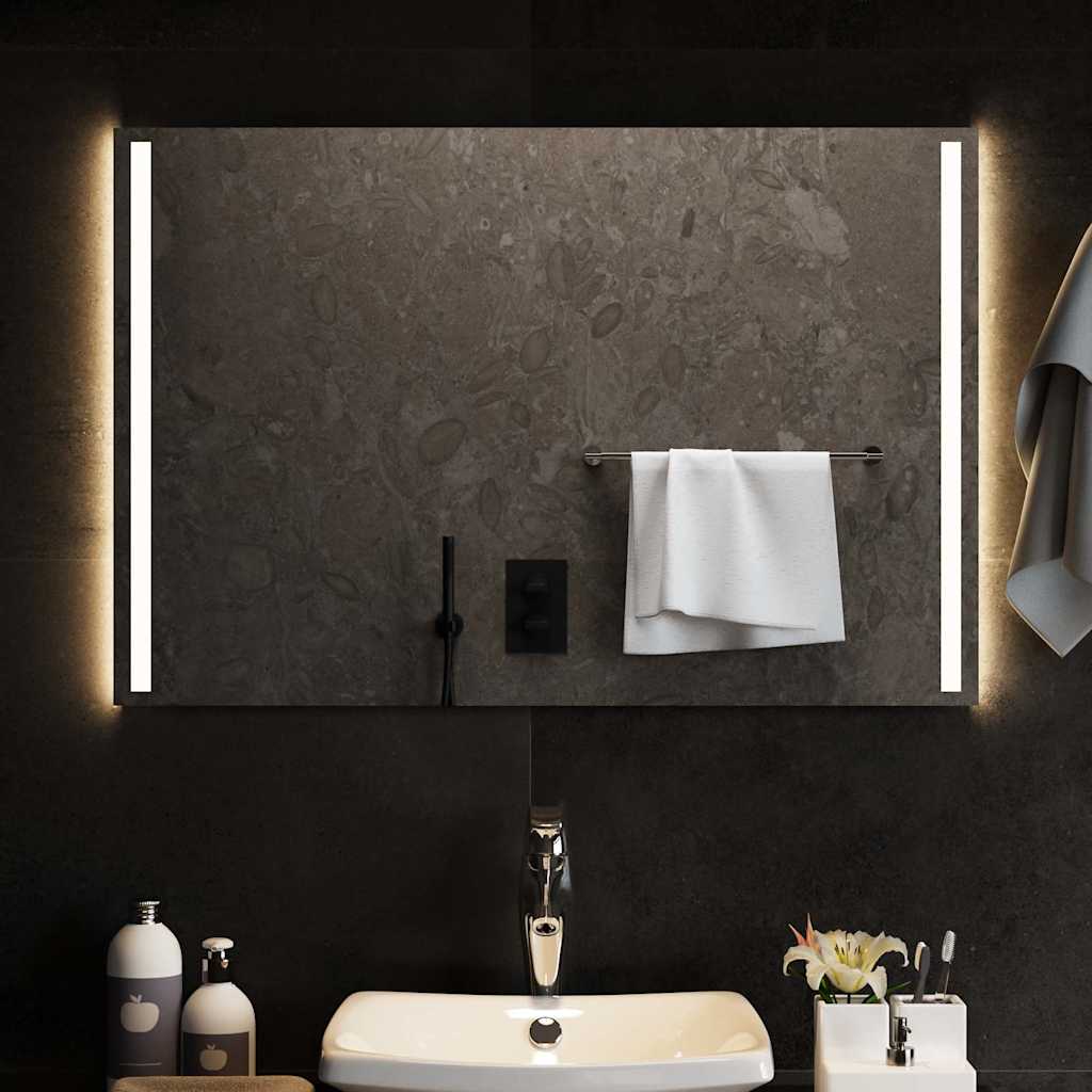 LED-Badspiegel 90x60 cm