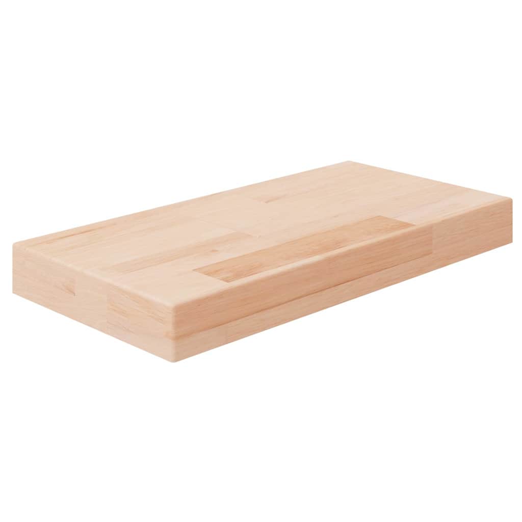 Regalboden 40x20x4 cm Unbehandeltes Massivholz Eiche