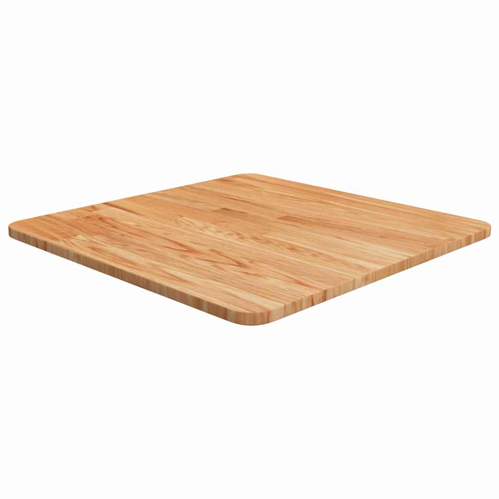 Tischplatte Quadratisch Hellbraun 50x50x1,5cm Behandelte Eiche
