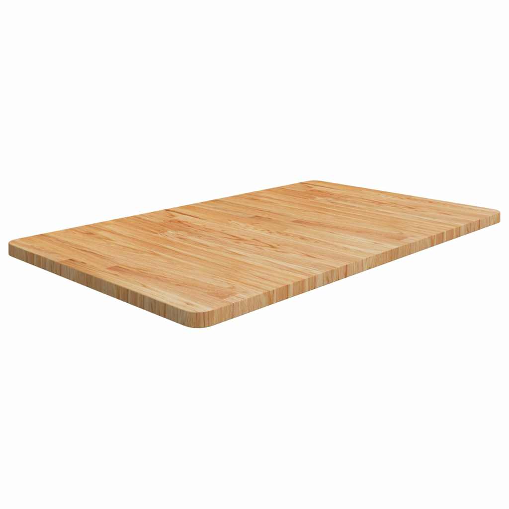 Waschtischplatte Hellbraun 100x60x2,5 cm Massivholz Behandelt