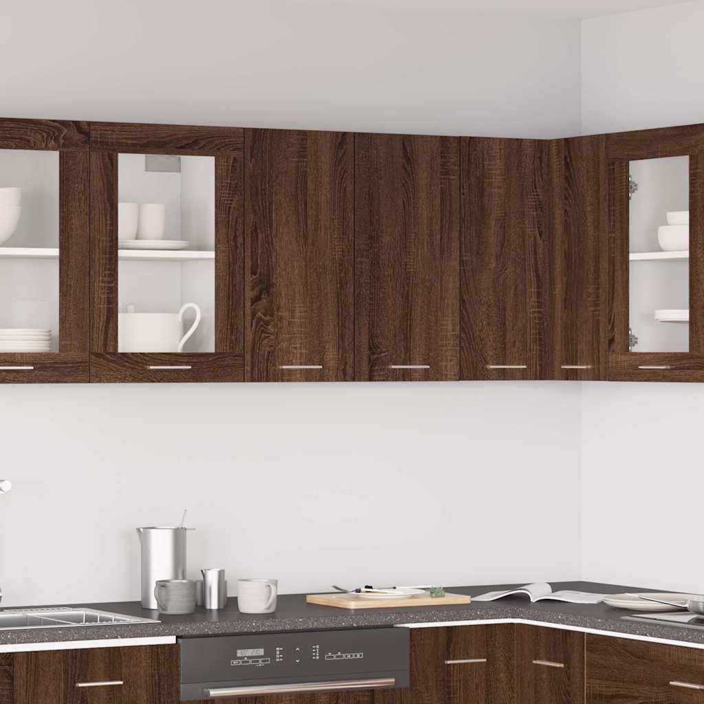 Hängeschrank Lyon Braun Eichen-Optik 60x31x60 cm Holzwerkstoff