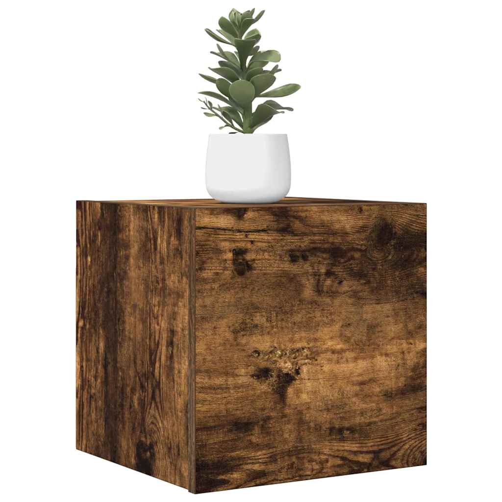 TV-Wandschrank Räuchereiche 30,5x30x30 cm