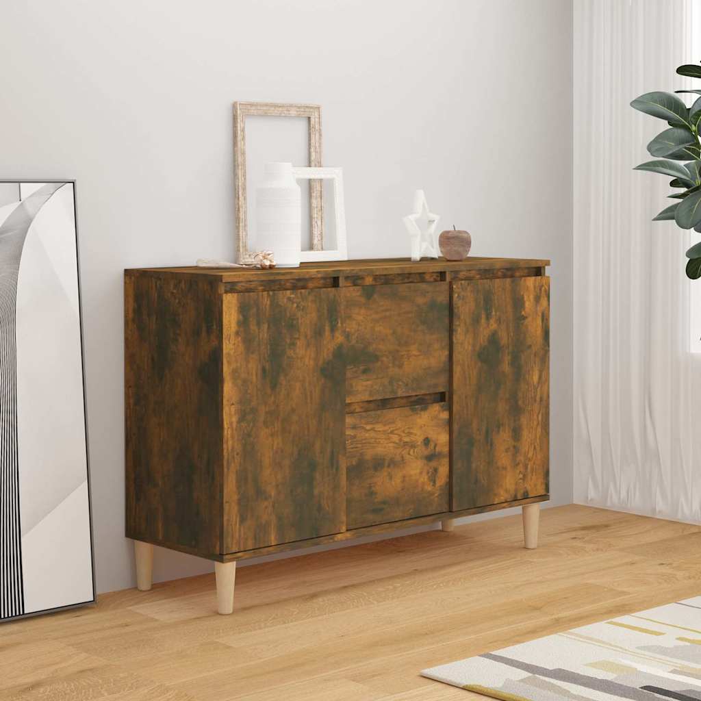 Sideboard Räuchereiche 101x35x70 cm Holzwerkstoff