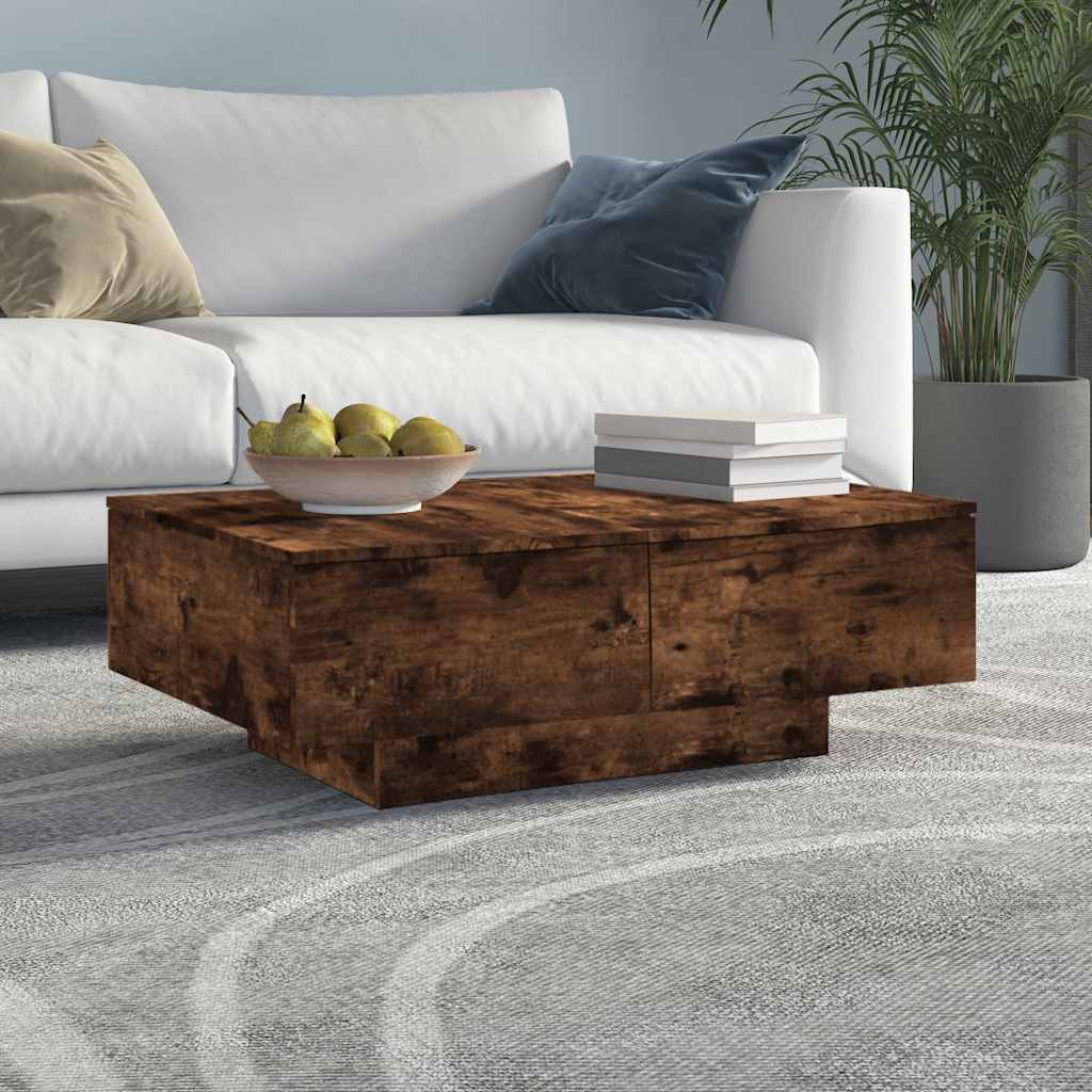Couchtisch Räuchereiche 90x60x31 cm Holzwerkstoff