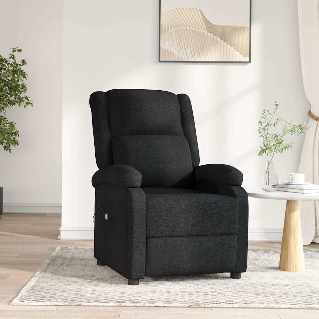 Relaxsessel Elektrisch Schwarz Stoff