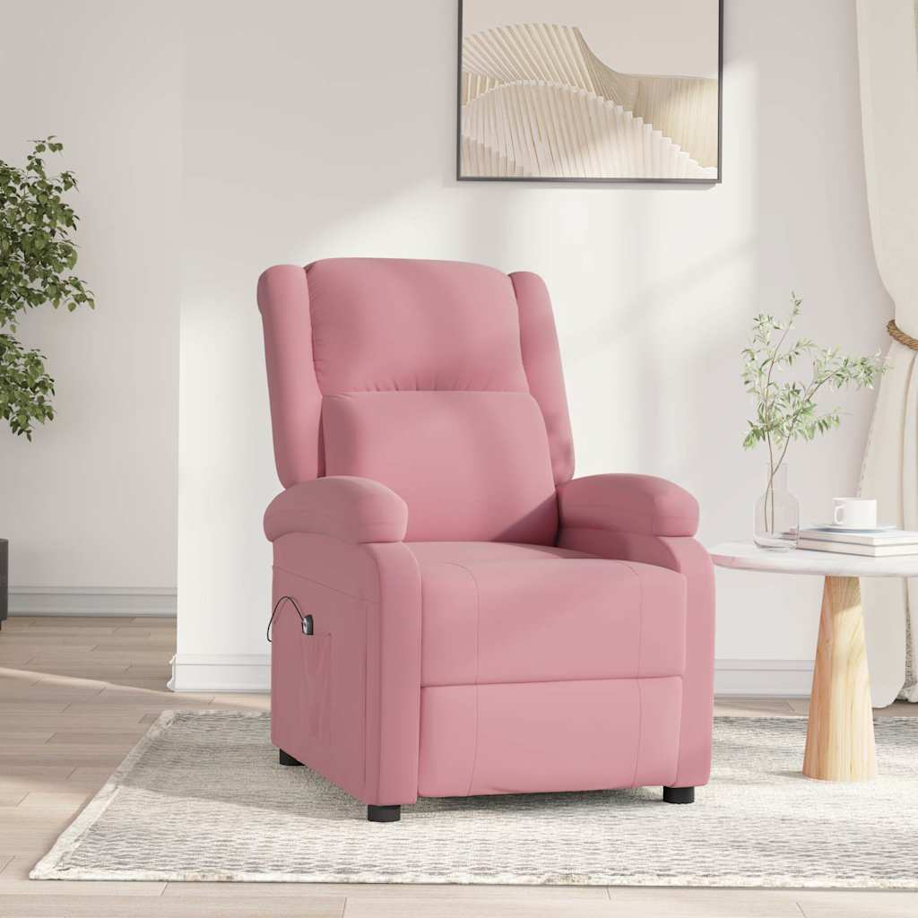 Relaxsessel Elektrisch Rosa Samt