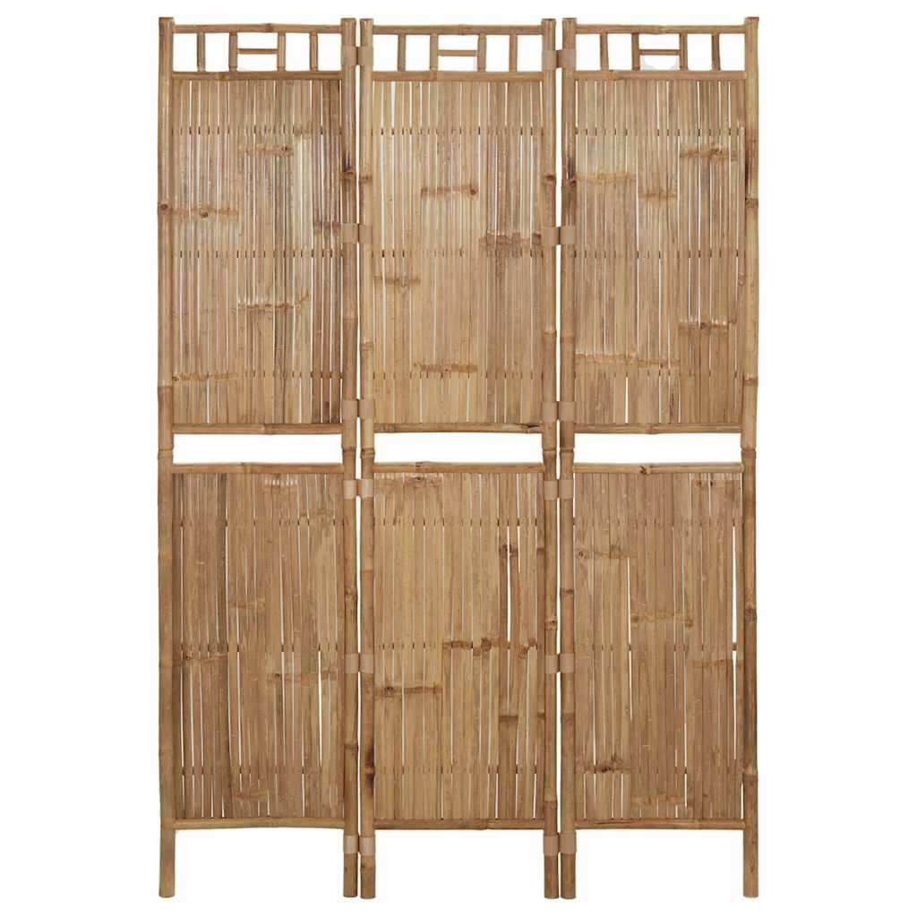3-tlg. Raumteiler Bambus 120x180 cm