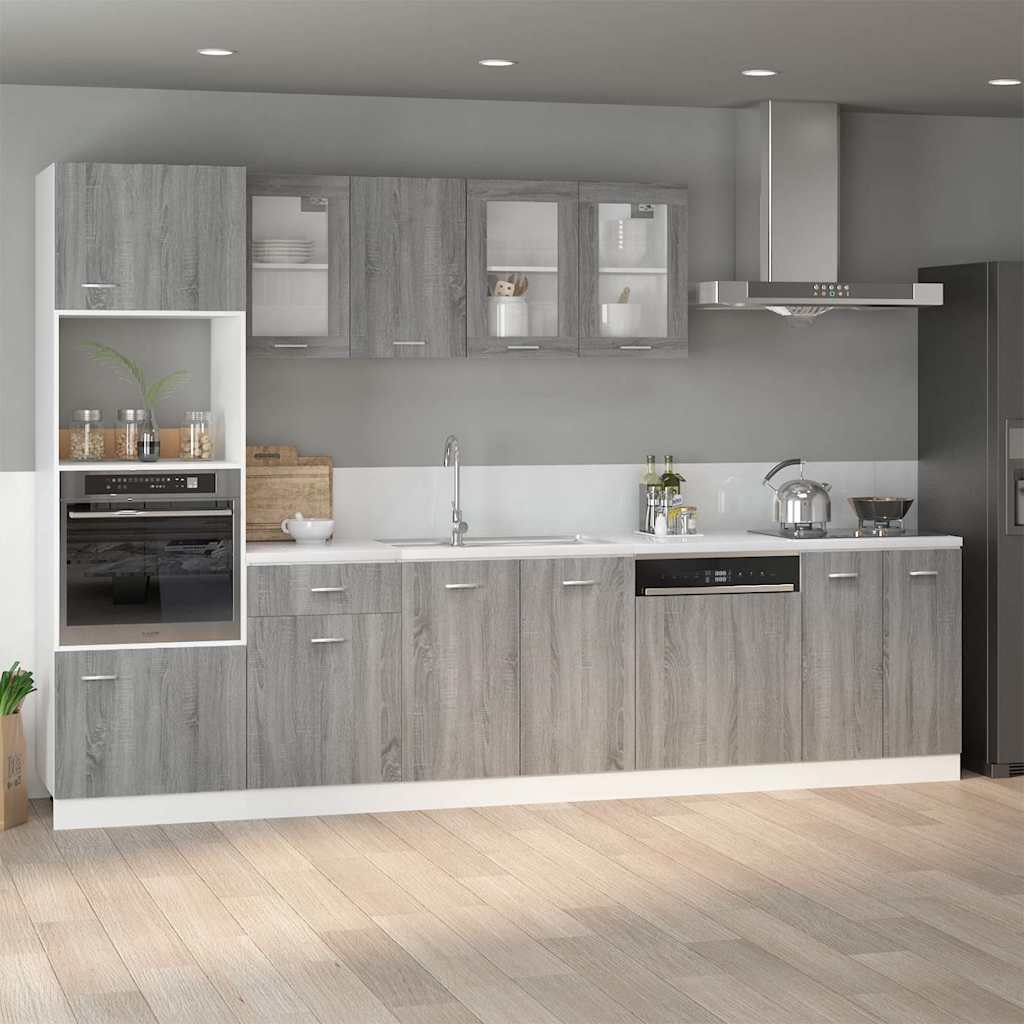 Unterschrank Lyon Grau Sonoma 60x46x81,5 cm Holzwerkstoff