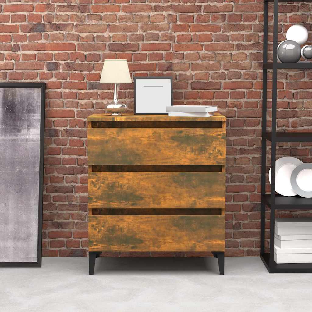 Sideboard Räuchereiche 60x35x69 cm Holzwerkstoff