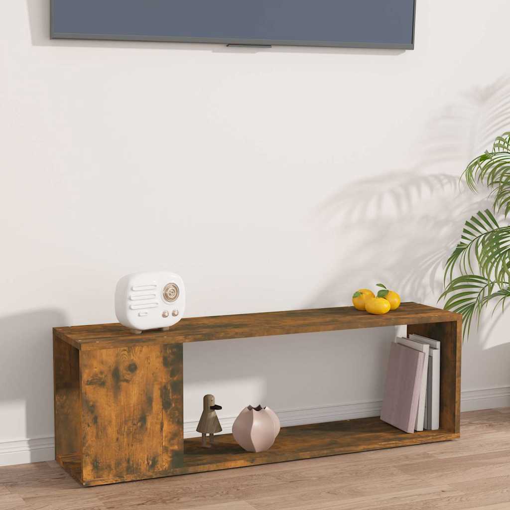 TV-Schrank Räuchereiche 100x24x32 cm Holzwerkstoff