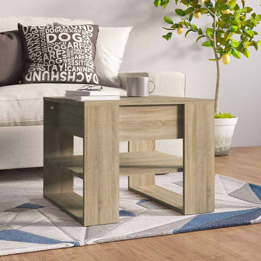 Couchtisch Sonoma-Eiche 55,5x55x45 cm Holzwerkstoff