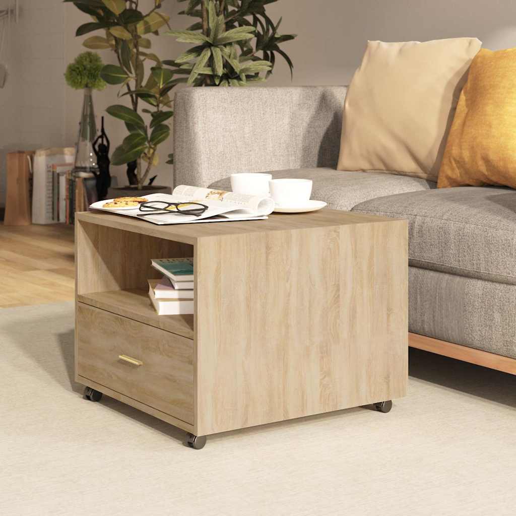 Couchtisch Sonoma-Eiche 55x55x40 cm Holzwerkstoff
