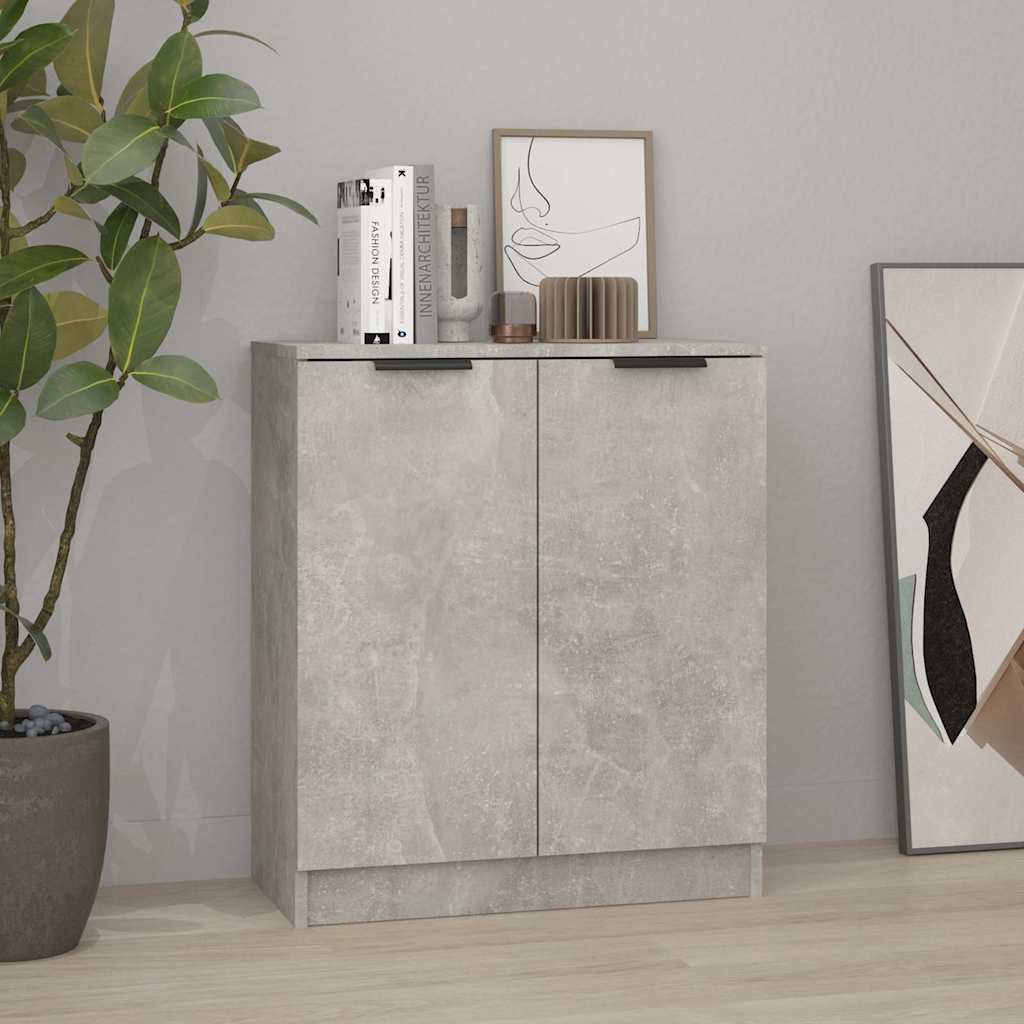 Sideboard Betongrau 60x30x70 cm Holzwerkstoff