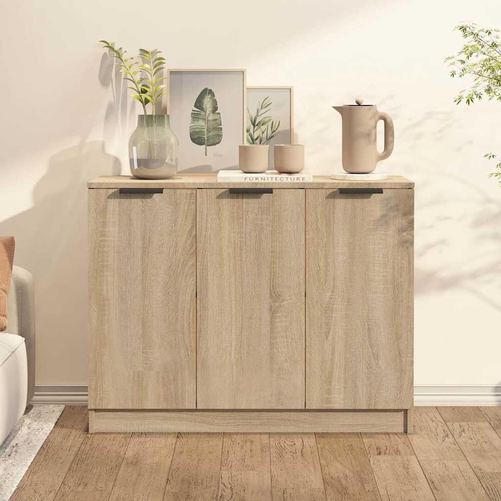 Sideboard Sonoma-Eiche 90,5x30x70 cm Holzwerkstoff