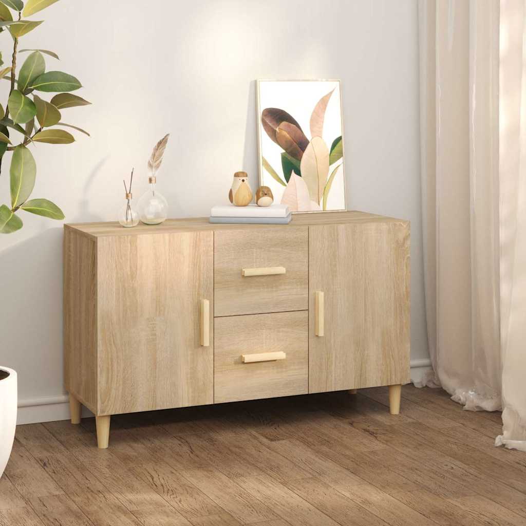 Sideboard Sonoma-Eiche 100x36x60 cm Holzwerkstoff