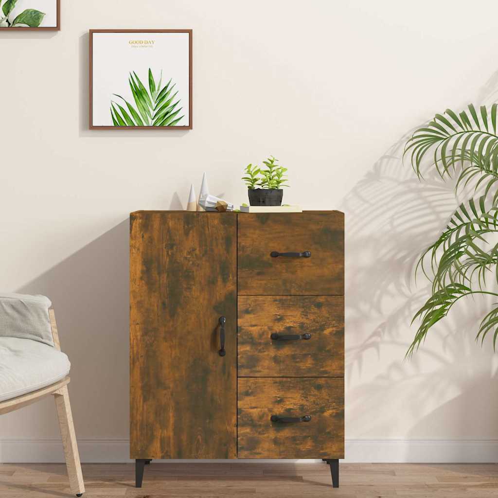 Sideboard Räuchereiche 69,5x34x90 cm Holzwerkstoff