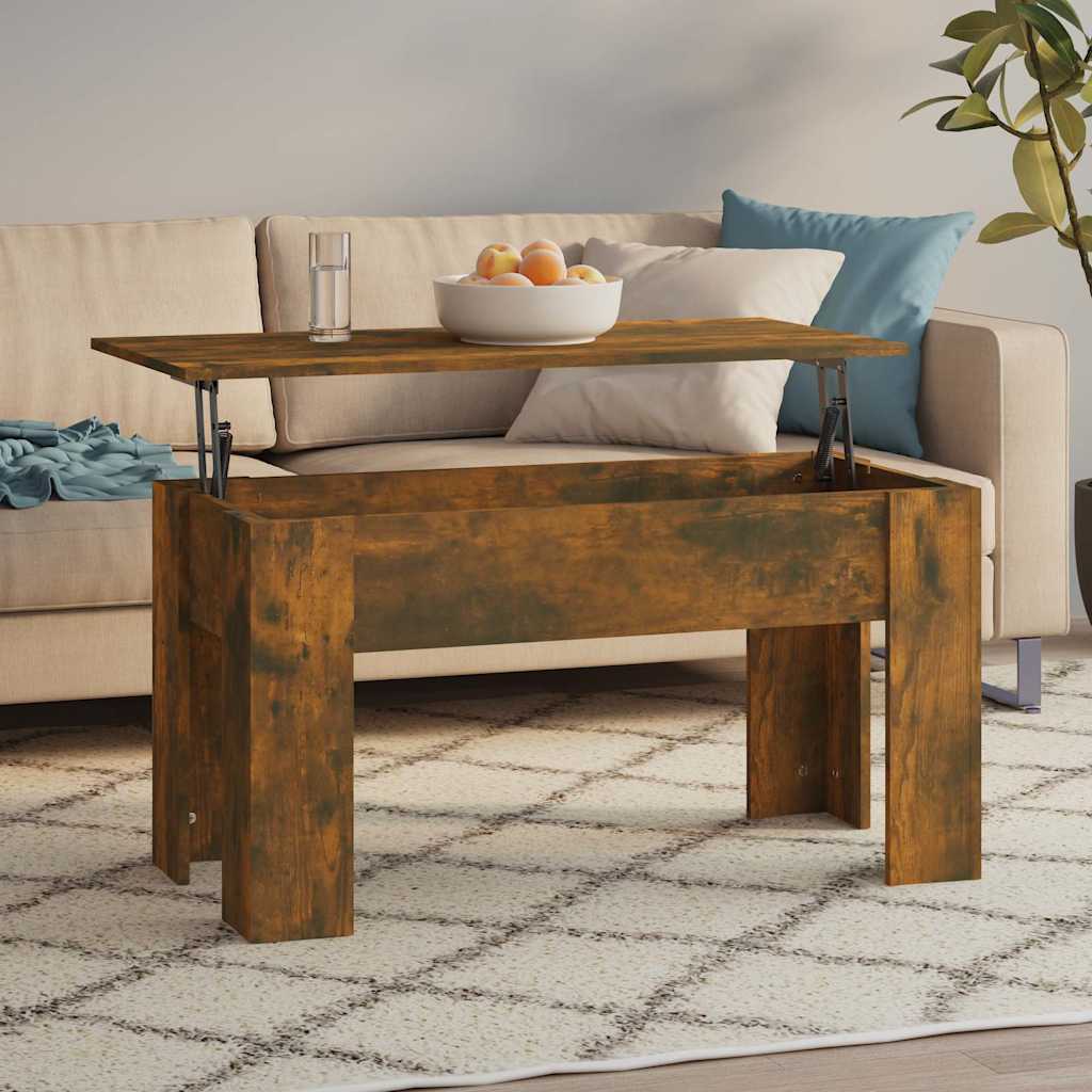 Couchtisch Räuchereiche 101x49x52 cm Holzwerkstoff