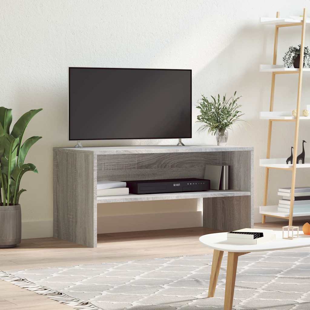 TV-Schrank Grau Sonoma 80x40x40 cm Holzwerkstoff