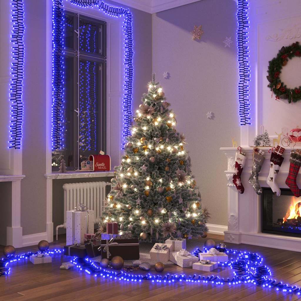 LED-Lichterkette mit 3000 LEDs Blau PVC