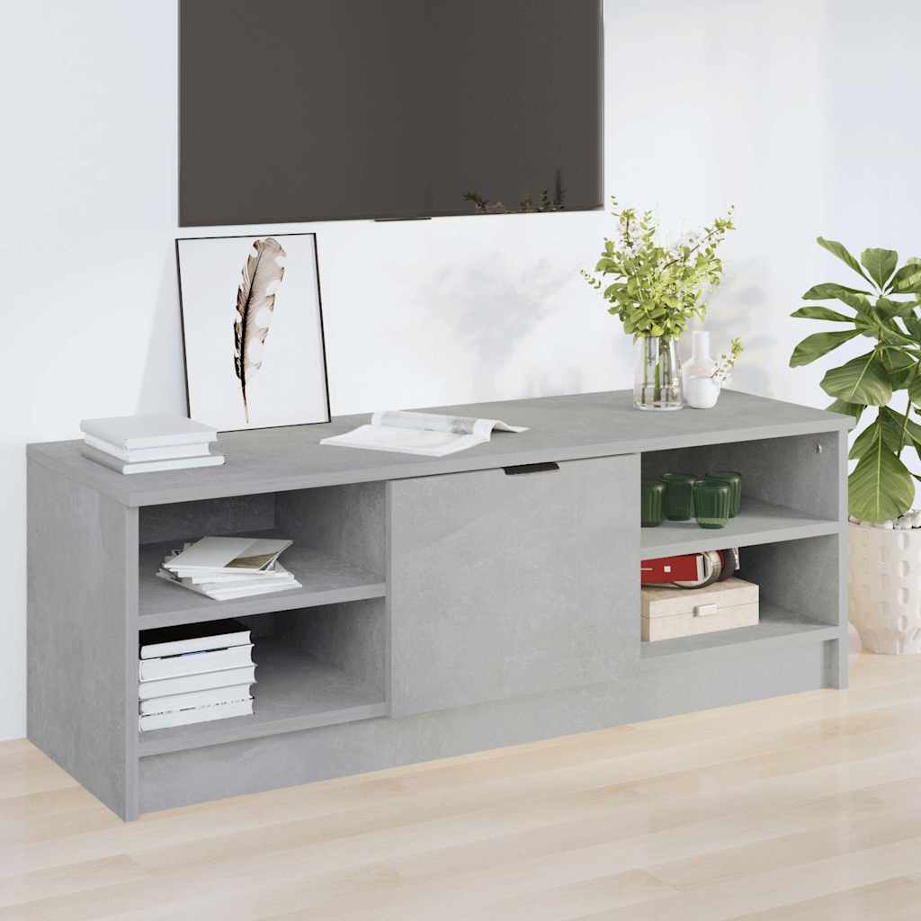 TV-Schrank Betongrau 102x35,5x36,5 cm Holzwerkstoff
