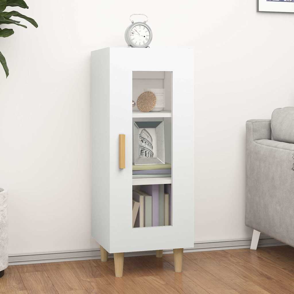 Sideboard Weiß 34,5x34x90 cm Holzwerkstoff