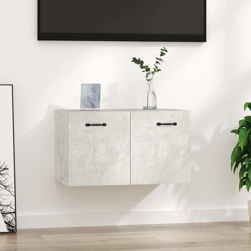 Wandschrank Betongrau 60x36,5x35 cm Holzwerkstoff