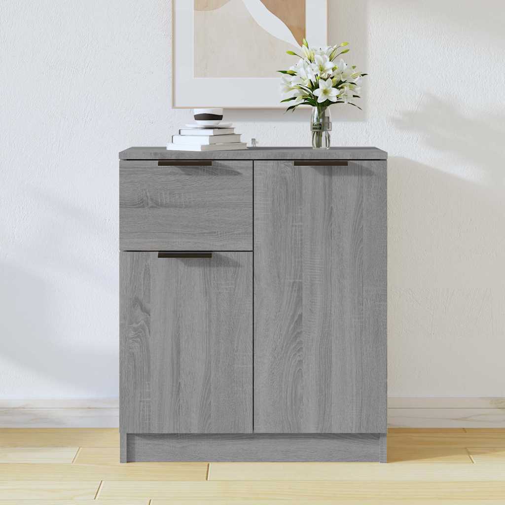 Sideboard Grau Sonoma 60x30x70 cm Holzwerkstoff