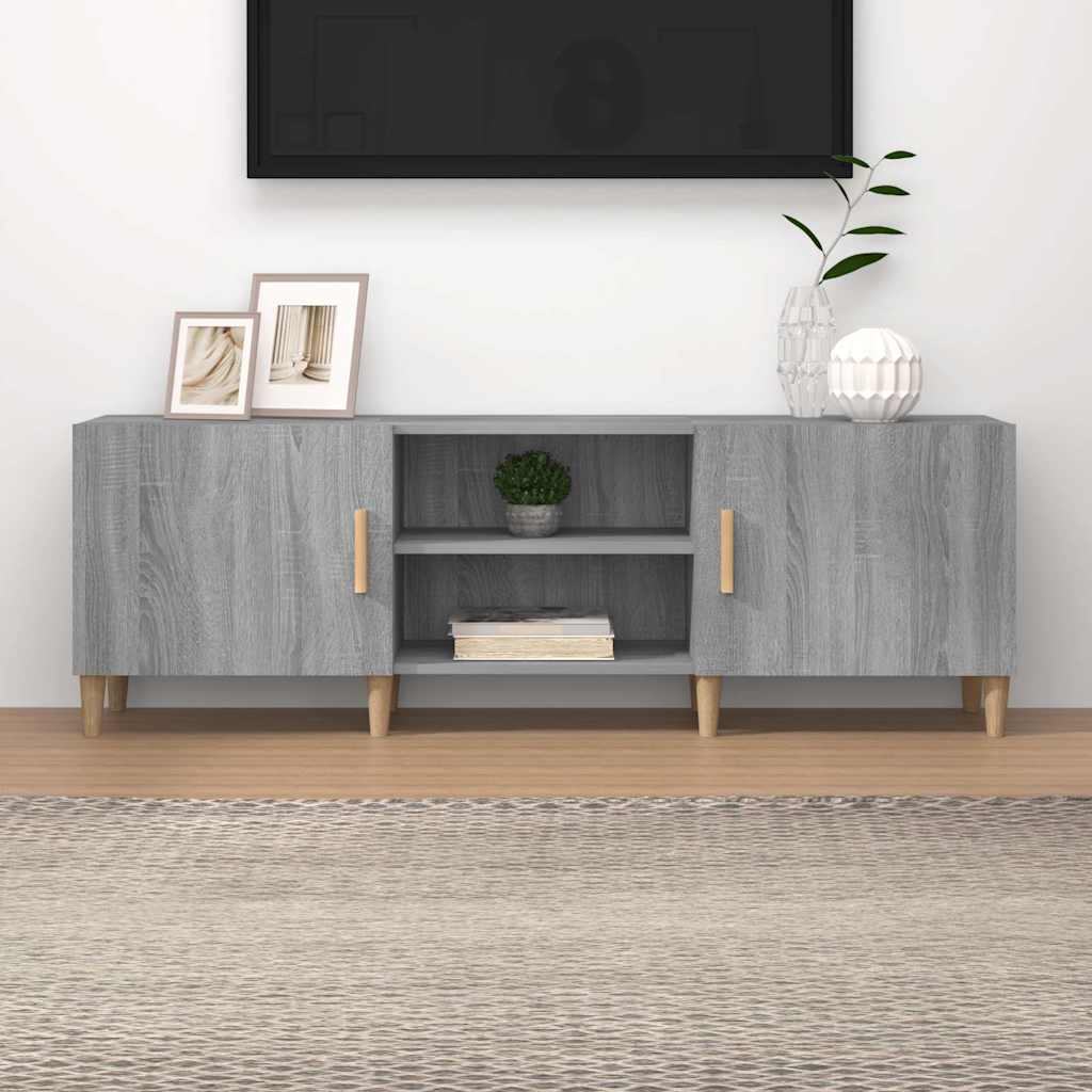 TV-Schrank Grau Sonoma 150x30x50 cm Holzwerkstoff