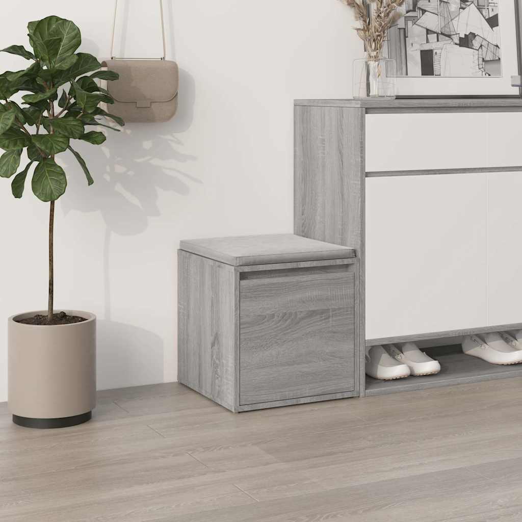 Schubladenbox Grau Sonoma 40,5x40x40 cm Holzwerkstoff