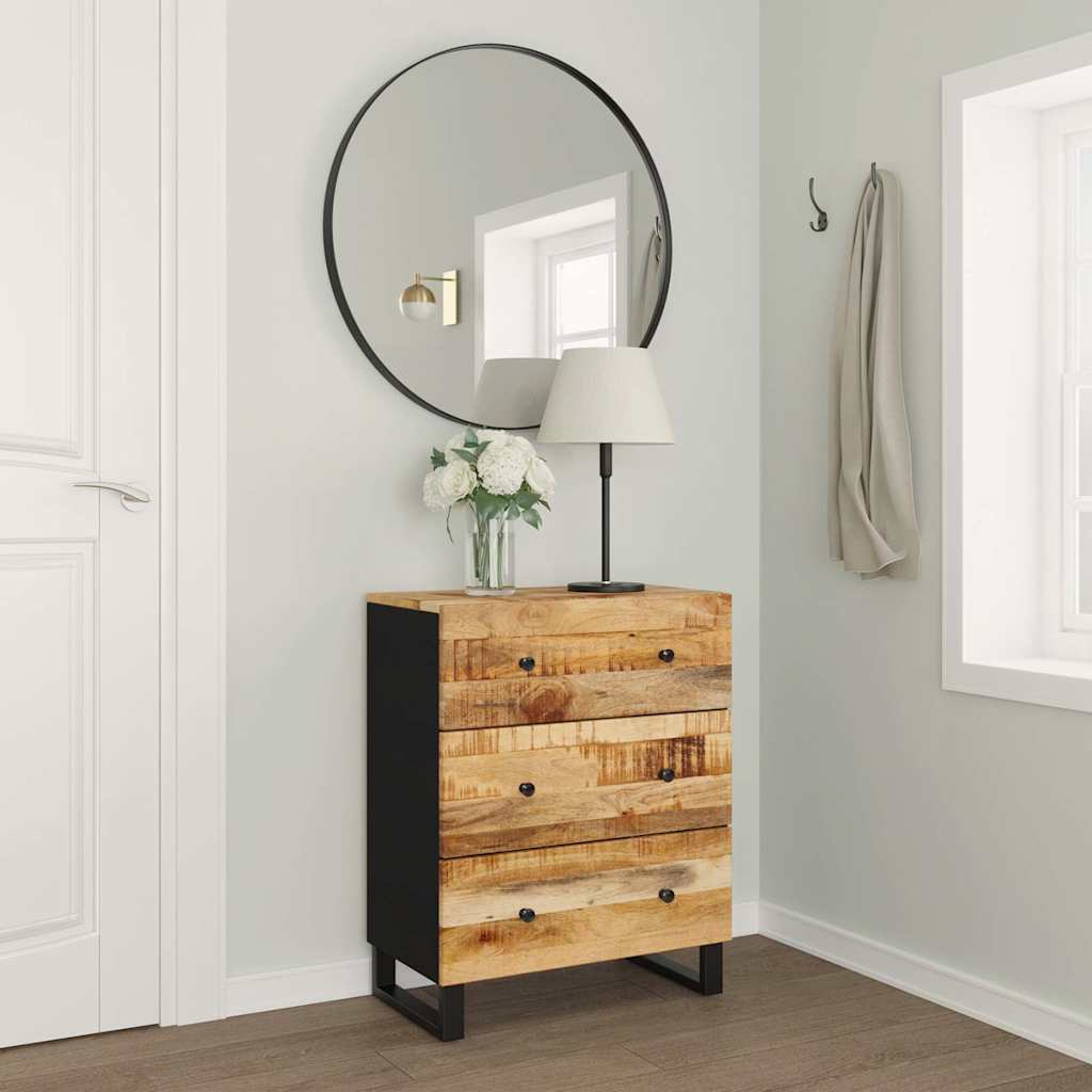 Sideboard 60x33x75 cm Massivholz Mango
