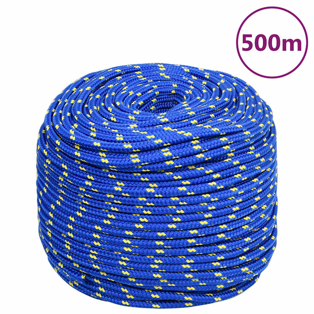Bootsseil Blau 10 mm 500 m Polypropylen