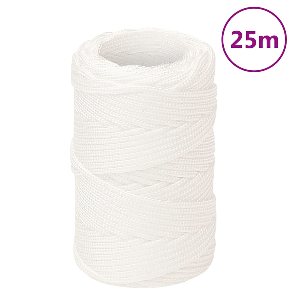 Bootsseil Weiß 2 mm 25 m Polypropylen