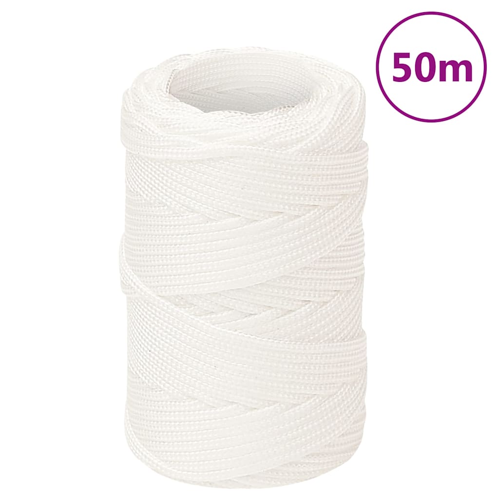 Bootsseil Weiß 2 mm 50 m Polypropylen