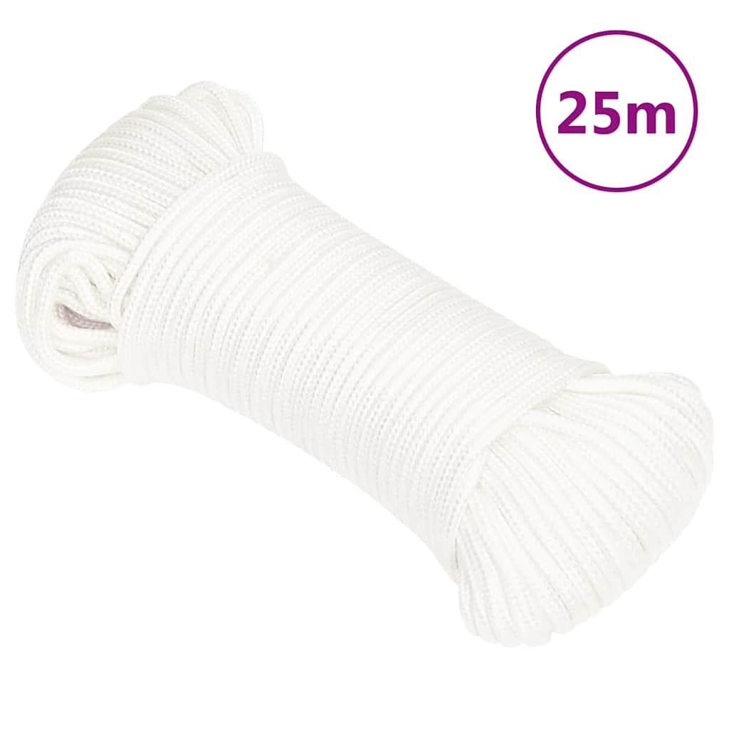 Bootsseil Weiß 3 mm 25 m Polypropylen