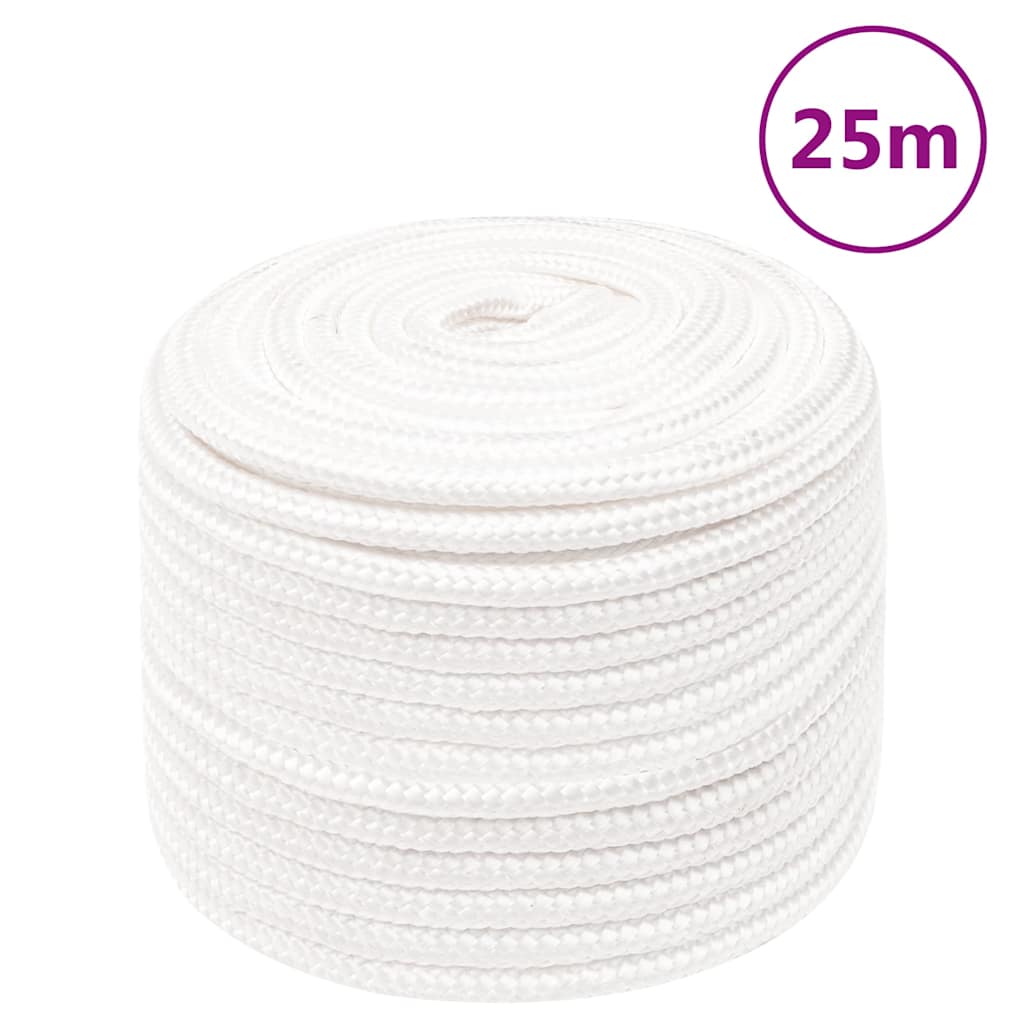 Bootsseil Weiß 12 mm 25 m Polypropylen